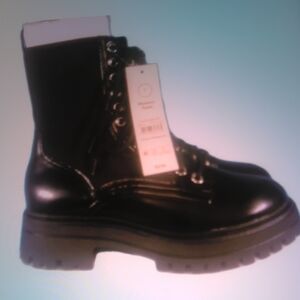 No Boundaries Black Combat Boots